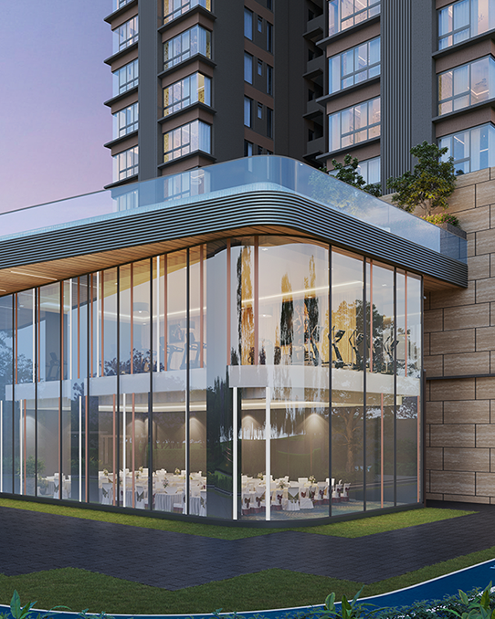 Outdoor basketball court at Atlis Ocean Cliffs residential community